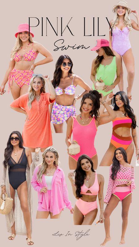 The swimsuits at Pink Lily are so bright and happy! I’m loving all of the color. Use code 20Olivia for 20% off!
Resort wear
Vacation outfit
Swimsuit
Swimwear
Cover up

#LTKstyletip #LTKswim #LTKtravel