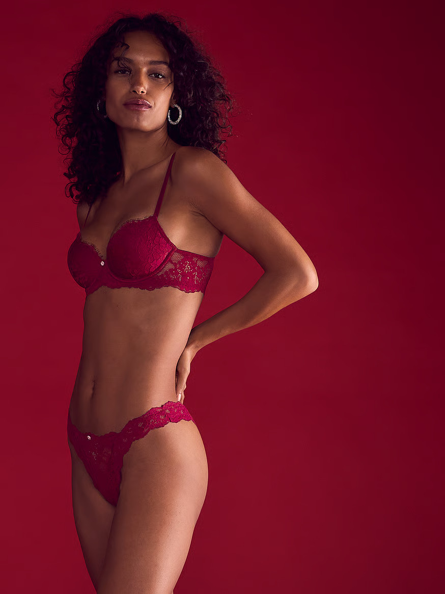 Lace Lightly Lined Classic Coverage Demi Bra | Victoria's Secret (US / CA )