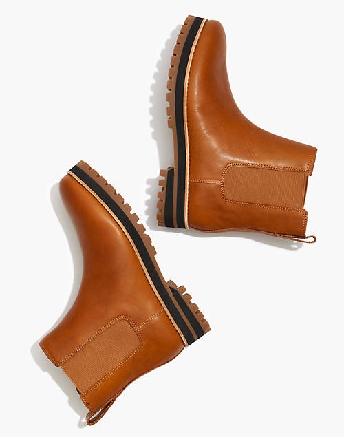 The Ivy Chelsea Boot in Leather | Madewell