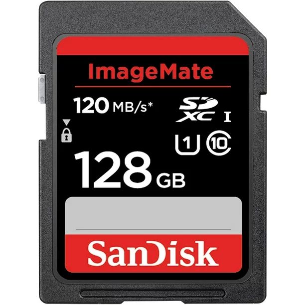 SanDisk 128GB ImageMate SDXC UHS-1 Memory Card - 120MB/s, C10, U1, Full HD, SD Card - SDSDUN4-128... | Walmart (US)