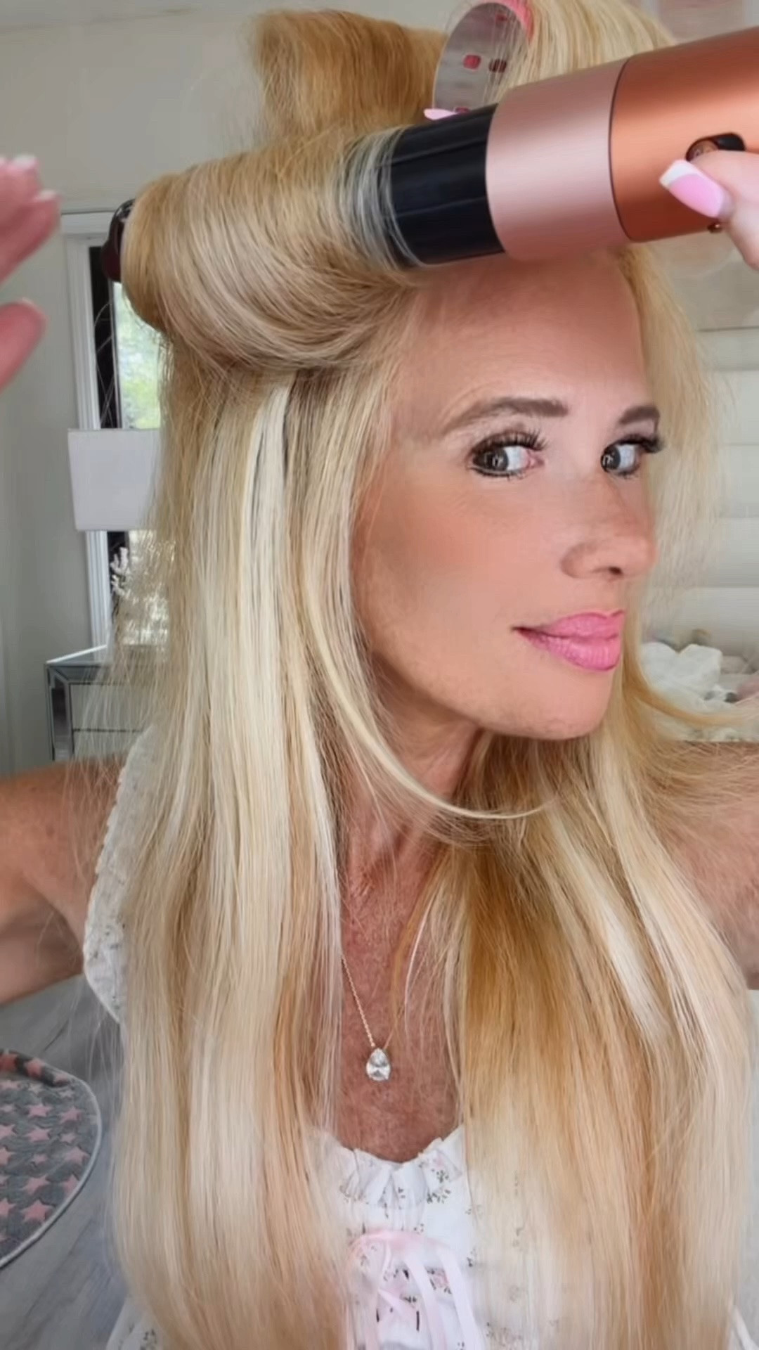 I love this airwrap it gives me drybar vibes everytime! Linking all my hair products here.

#LTKdayinmylife #LTKgrwm #LTKvlog