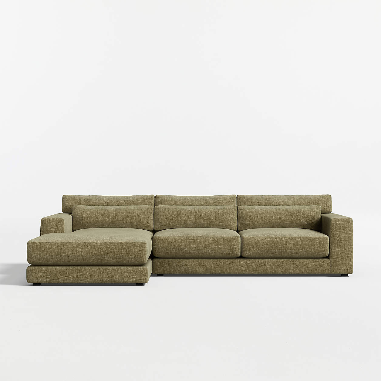 Retreat 2-Piece Sectional Sofa with Chaise Lounge + Reviews | Crate & Barrel | Crate & Barrel