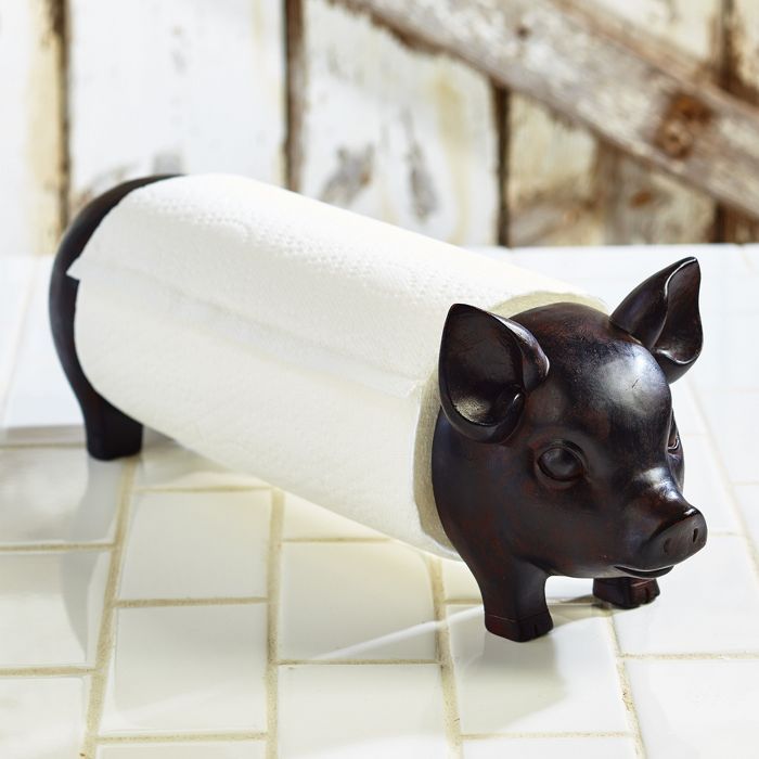 Lakeside Farmhouse Pig Paper Towel Holder - Decorative Standing Utensil for Kitchens | Target