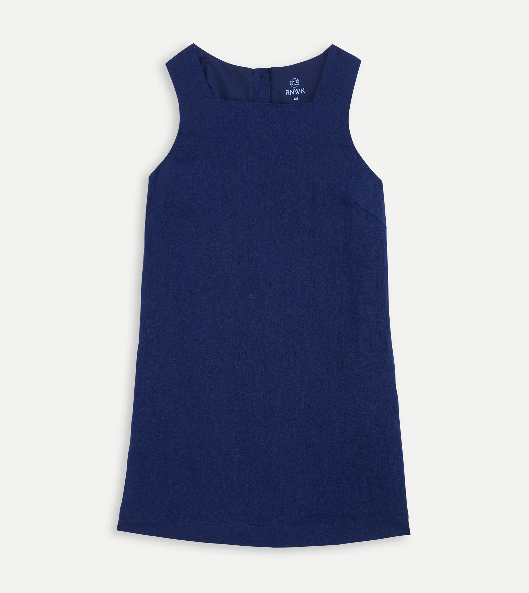 Square Neck Linen Shift Dress | Renwick