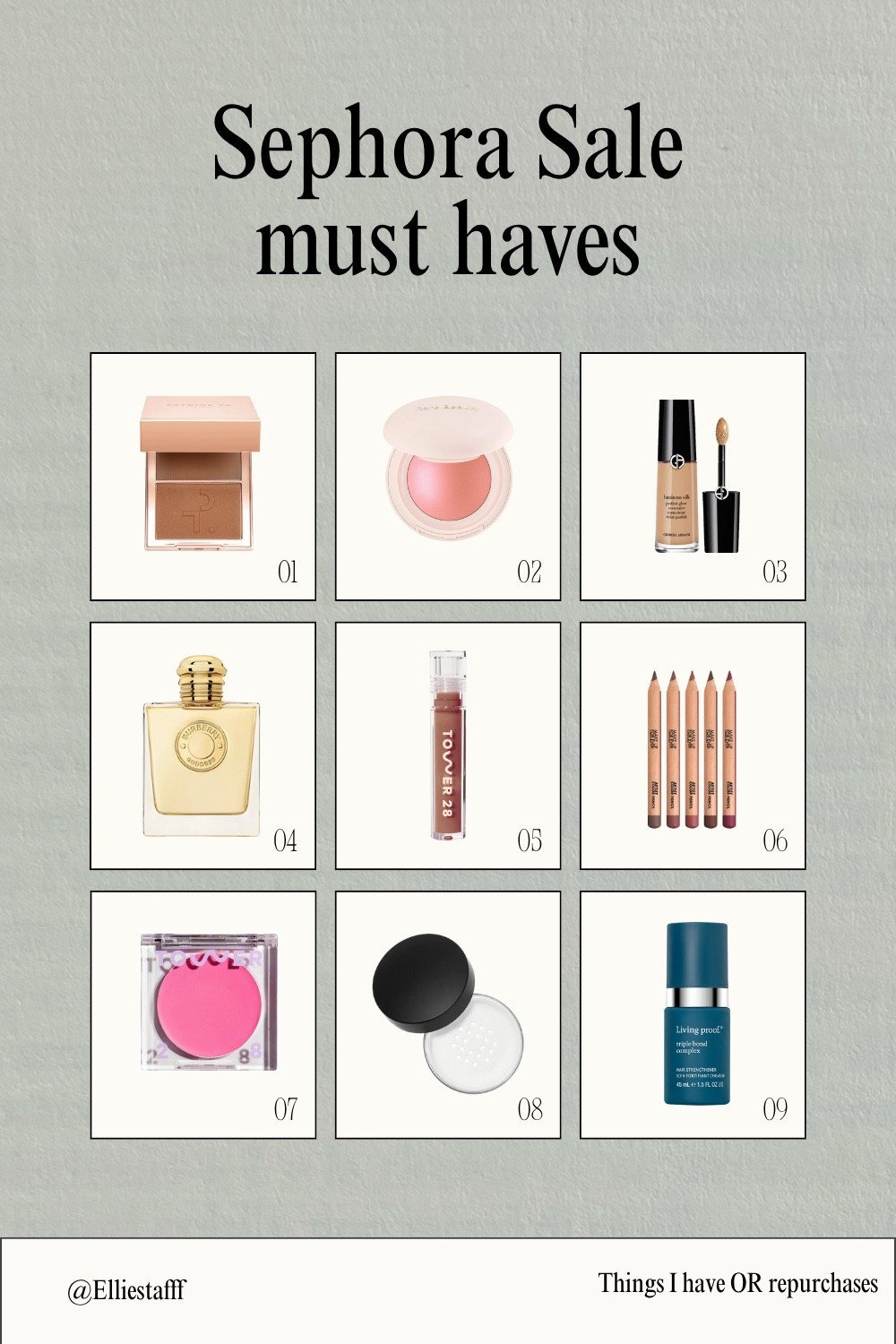 Products I LOVE & reccomend to buy during the Sephora sale to save some money !! 

#LTKSeasonal #LTKHoliday #LTKGiftGuide