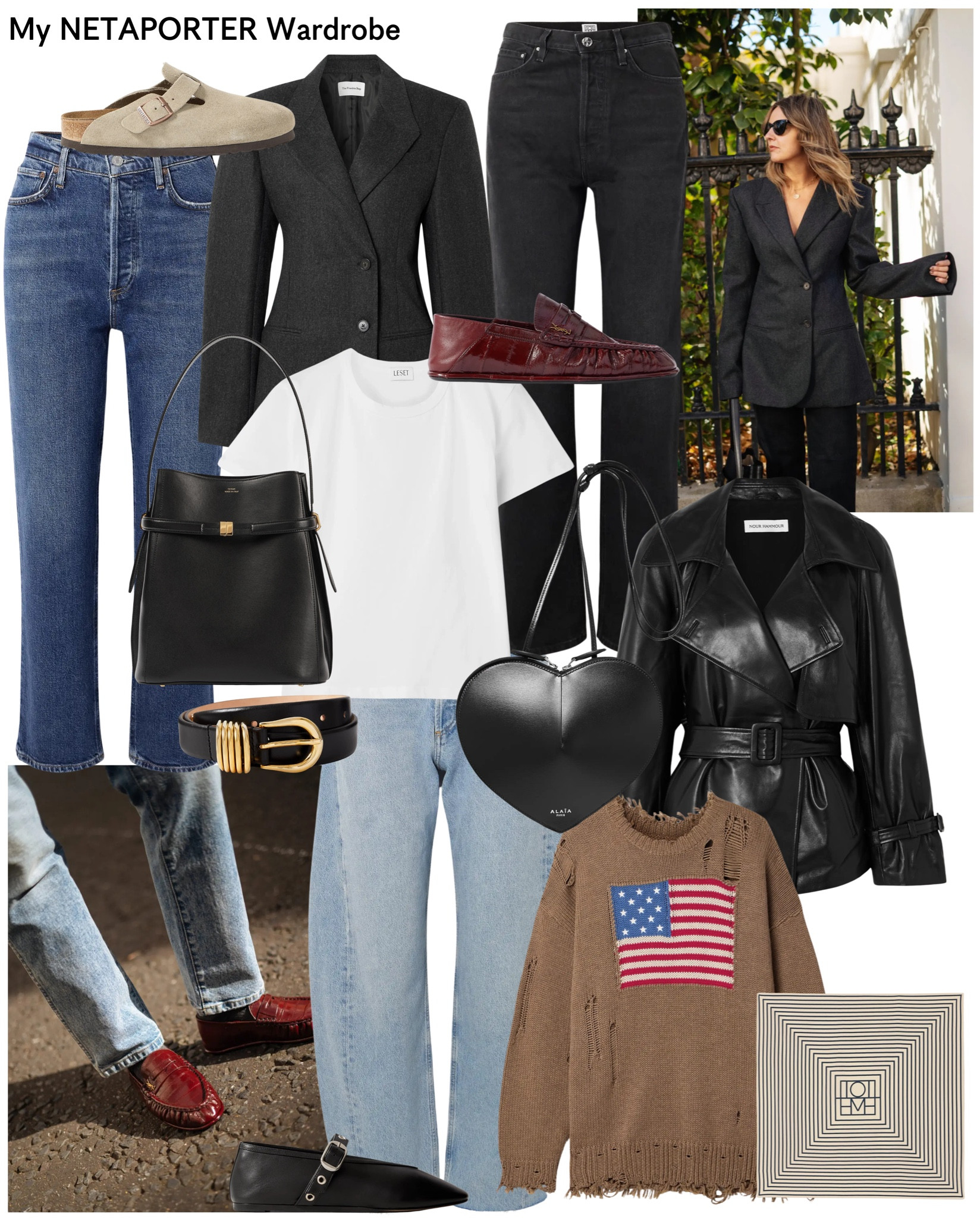 My NETAPORTER Wardrobe 

Edit | collage | fashion | winter | jeans | loafers | blazer | jacket | Wishlist | Christmas | NYE | December | bag | party | coat | NAP | TOTEME | ugg | agolde


#LTKwinter #LTKuk #LTKpartywear