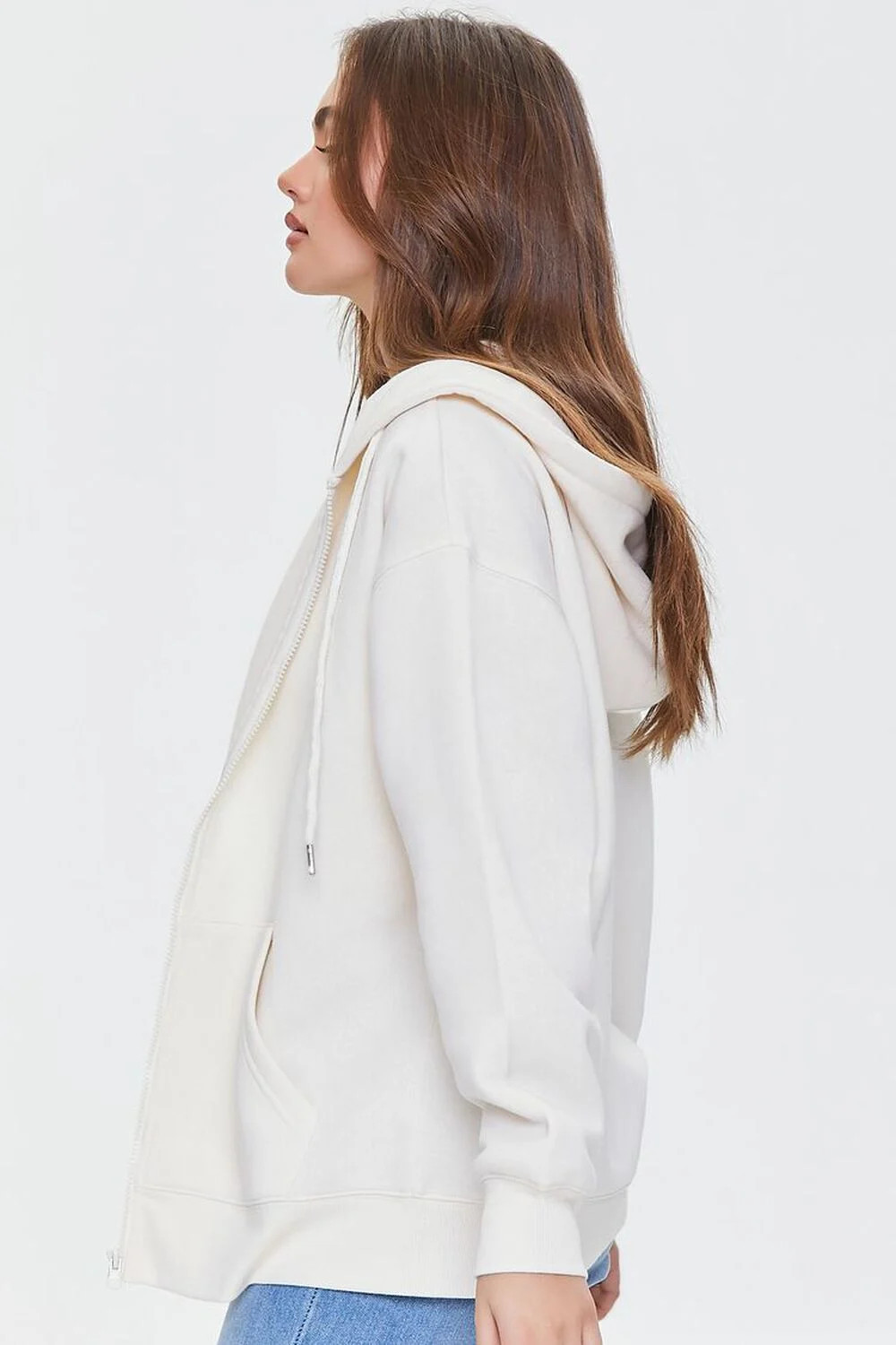 Fleece Zip-Up Hoodie | Forever 21 | Forever 21 (US)