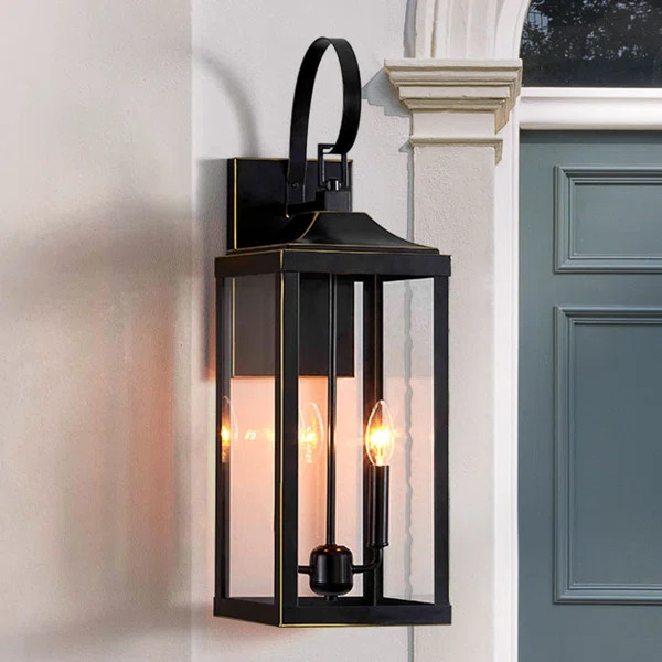 Gaudencia 2 - Bulb 25.74'' H Outdoor Wall Lantern | Wayfair North America