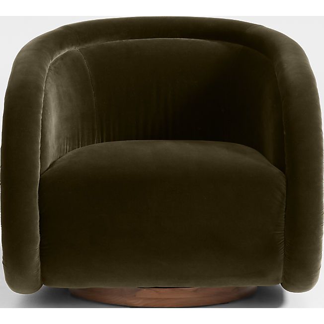 Medoc Swivel Chair | Crate & Barrel | Crate & Barrel