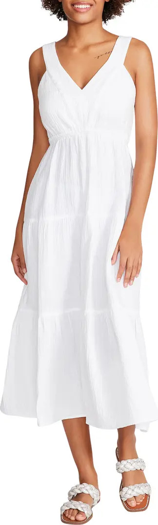 Amira Tiered Cotton Midi Dress | Nordstrom