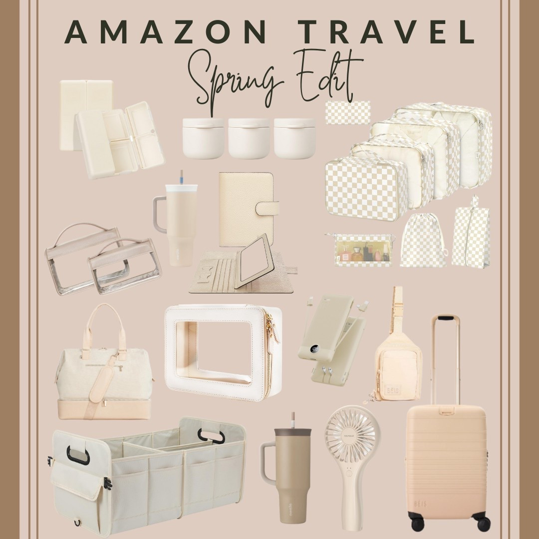Spring travel made simple.
These are the Amazon travel finds that are saving space, keeping me organized, and making every trip feel a little more luxe.

From the chicest packing cubes to clear pouches, car organizers, and the best neutral luggage—every item is functional and aesthetic.

#LTKTravel #LTKItBag #LTKFindsUnder100