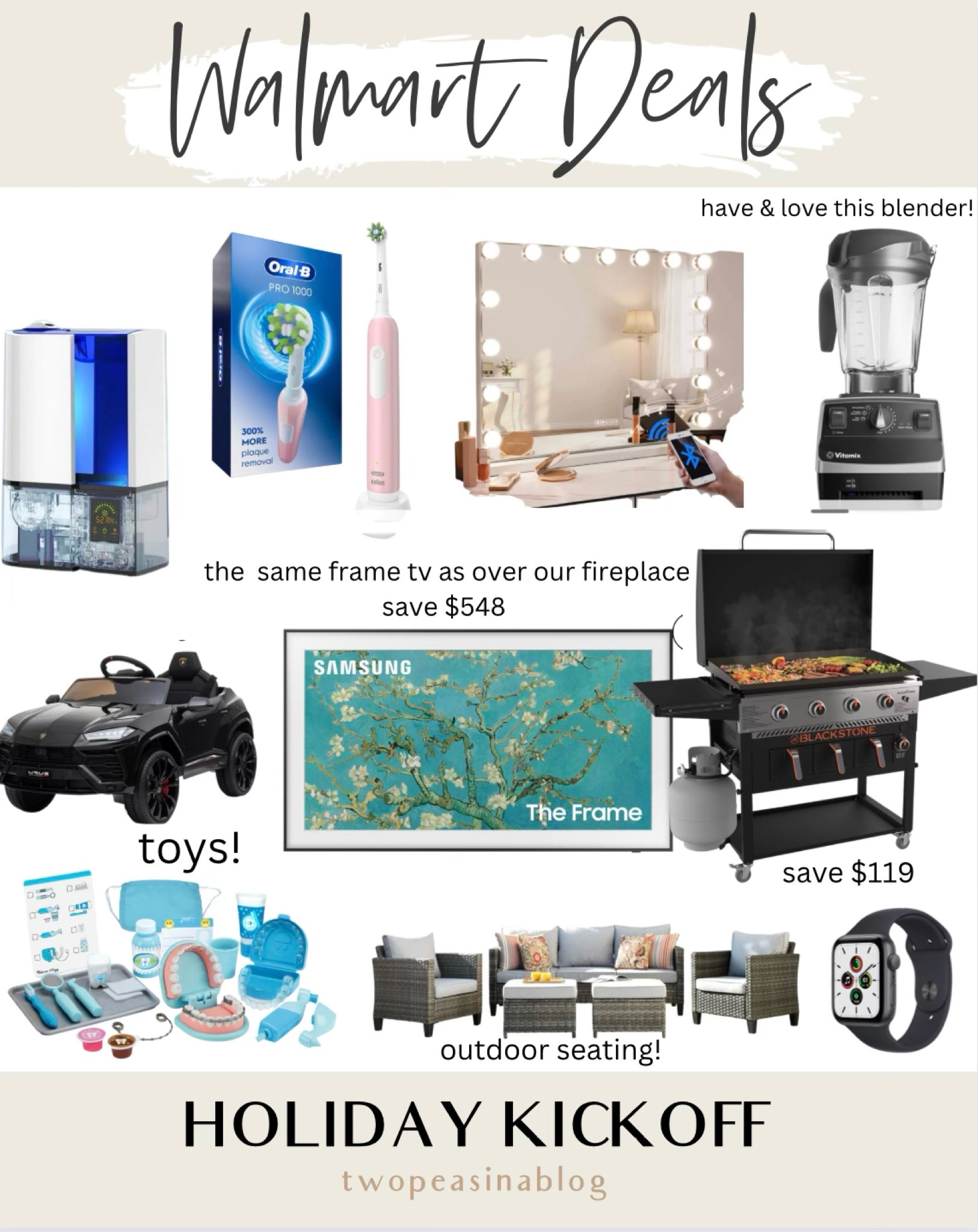 Walmart Holiday Deals. Holiday Kickoff at Walmart. Online deals up to 60% off.
@walmart #walmartpartner #walmartfind #IYWYK

#LTKHolidaySale #LTKGiftGuide #LTKHoliday