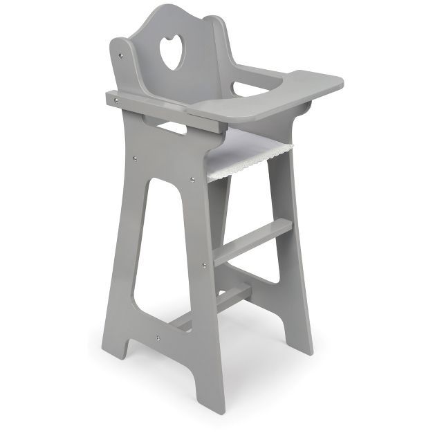 Badger Basket Doll High Chair - Executive Gray | Target