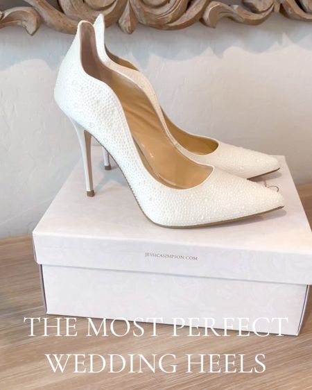 These Jessica Simpson heels are perfect for brides for their wedding day!! 🤍



Wedding, Wedding Heels, Wedding Shoes, Bridal Shower, Bachelorette, Heels

#LTKshoecrush #LTKfindsunder100 #LTKwedding