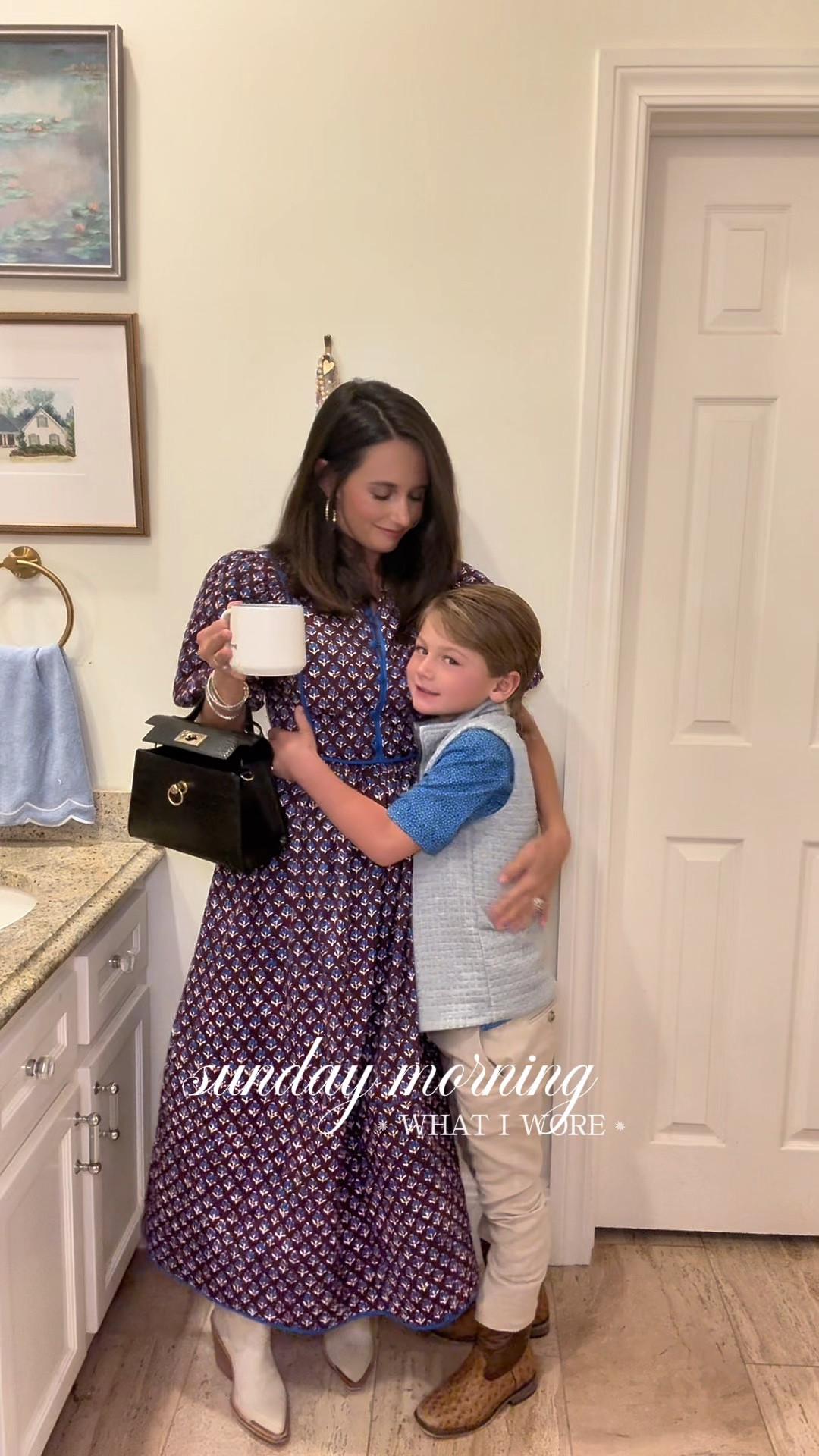 what i wore sunday morning •
i love this hunter belle dress!! 

#LTKSeasonal #LTKStyleTip