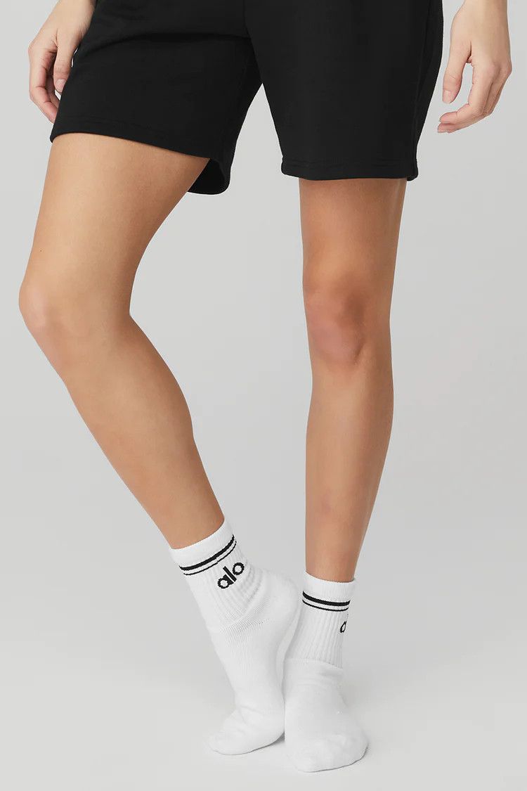 Unisex Half-Crew Throwback Sock | Alo Yoga