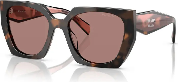 55mm Gradient Rectangular Sunglasses | Nordstrom