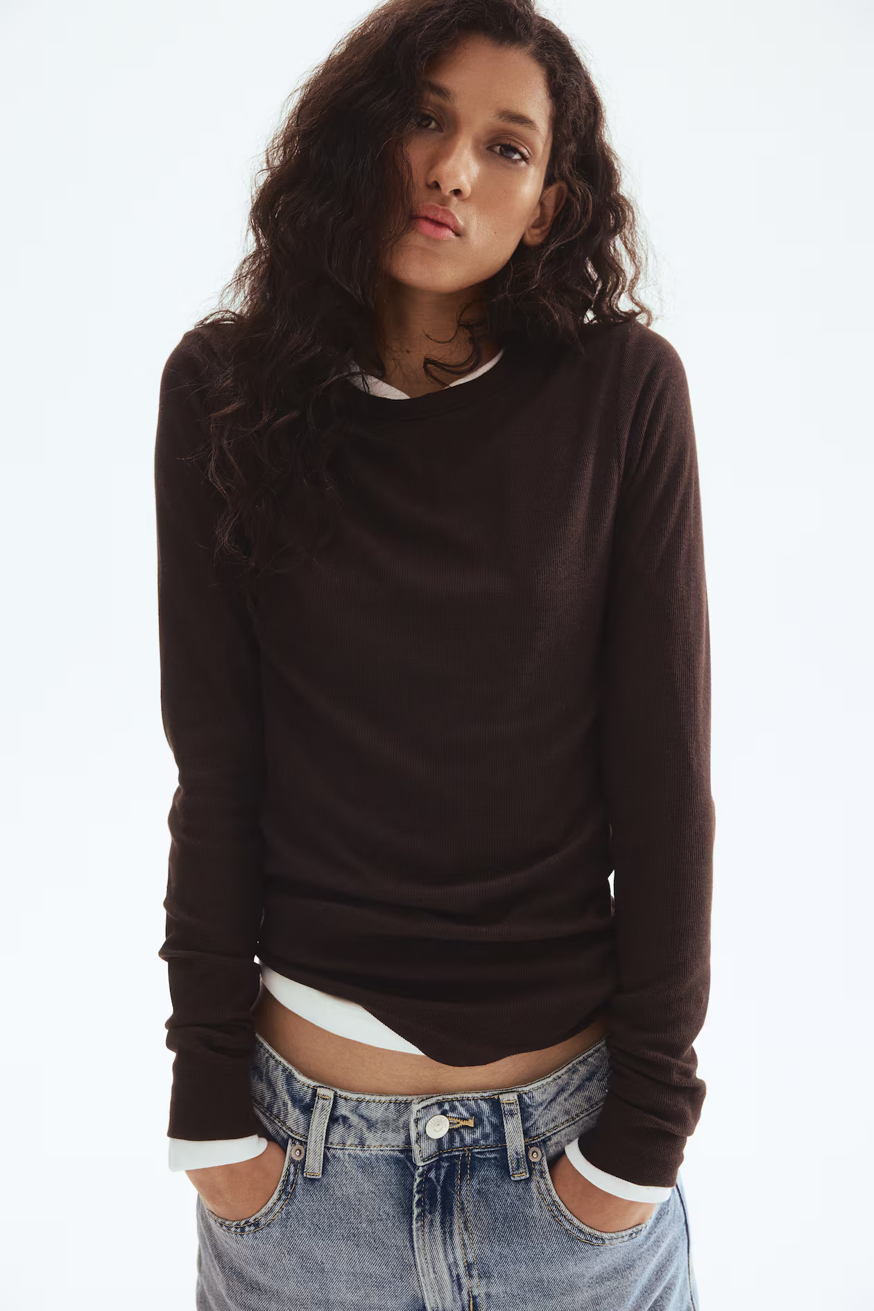 Ribbed top | H&M (UK, MY, IN, SG, PH, TW, HK)