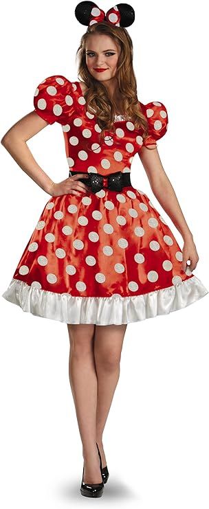 Disney womens Disguise Red Minnie Mouse Classic Costume | Amazon (US)