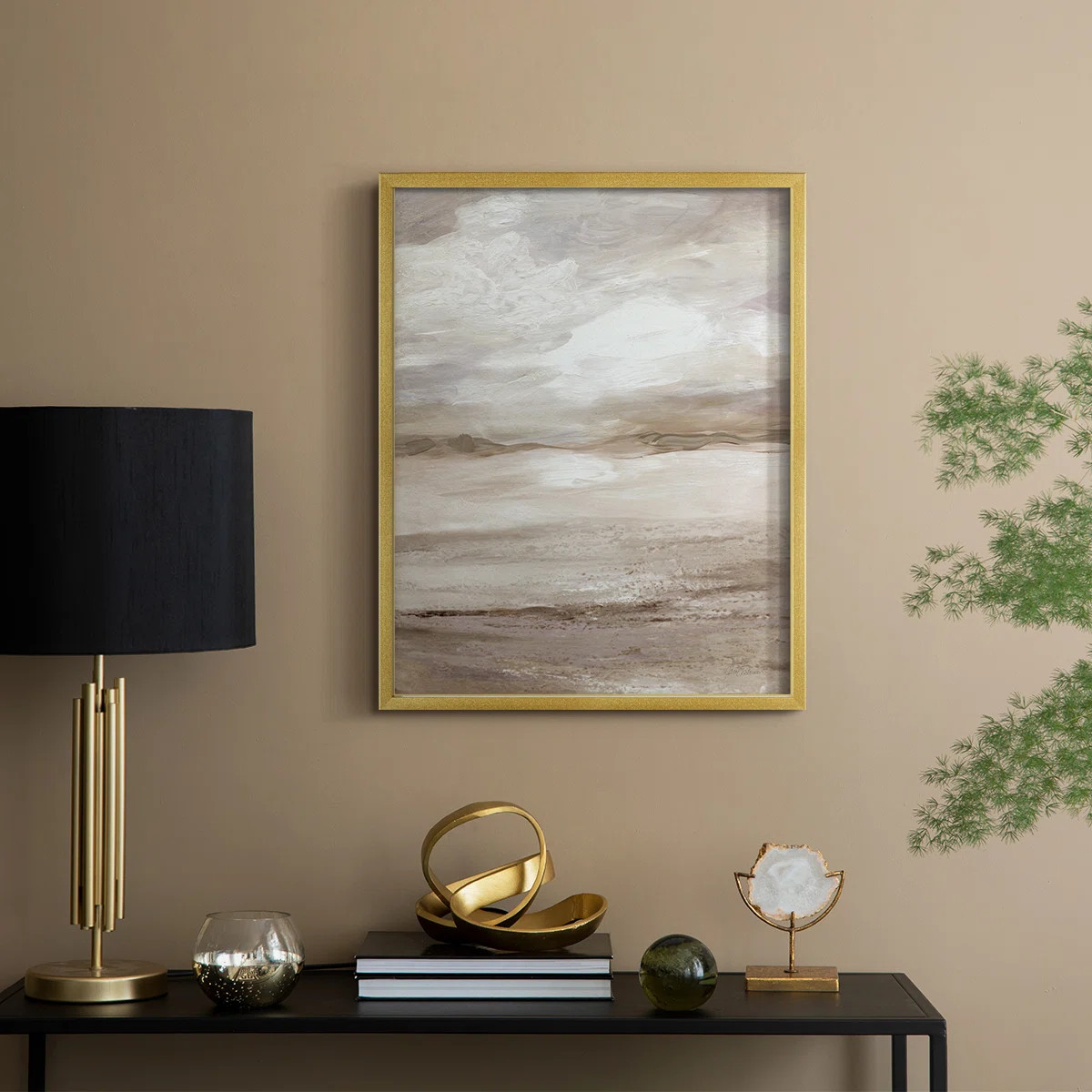 Neutral Dunes Framed Print - Solid Wood | Wayfair North America