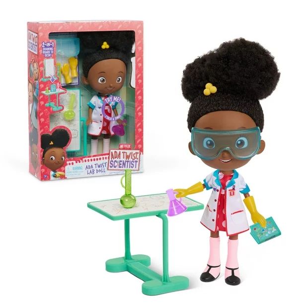 Just Play Ada Twist, Scientist Ada Twist Lab Doll with Sounds, Preschool Ages 3 up - Walmart.com | Walmart (US)