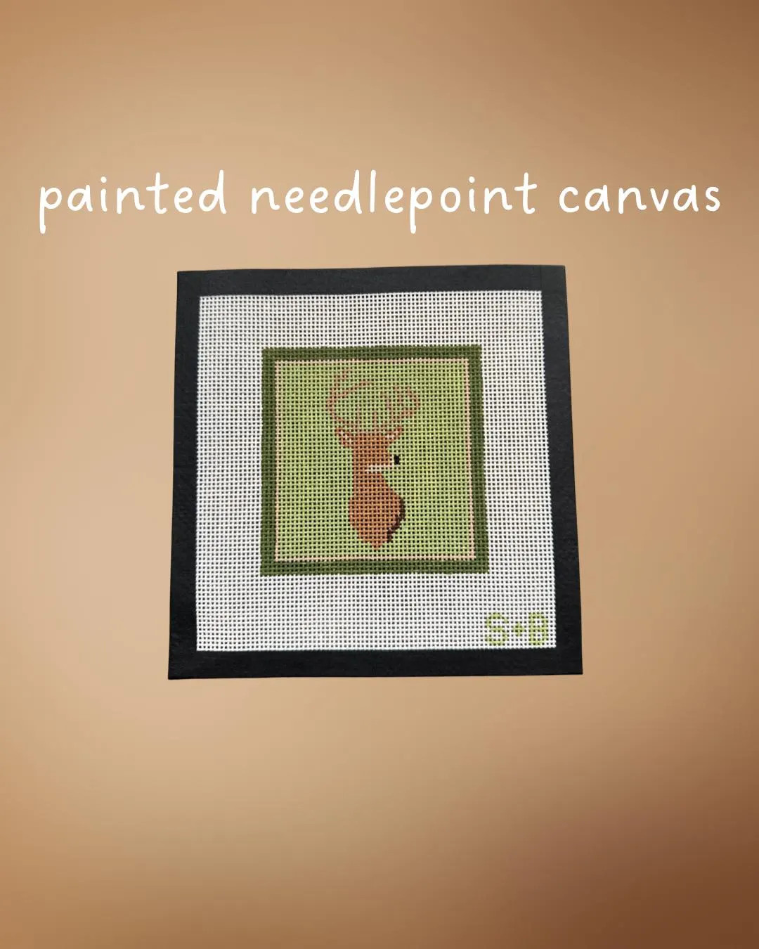 Deer Mount Needlepoint Canvas | Etsy (US)