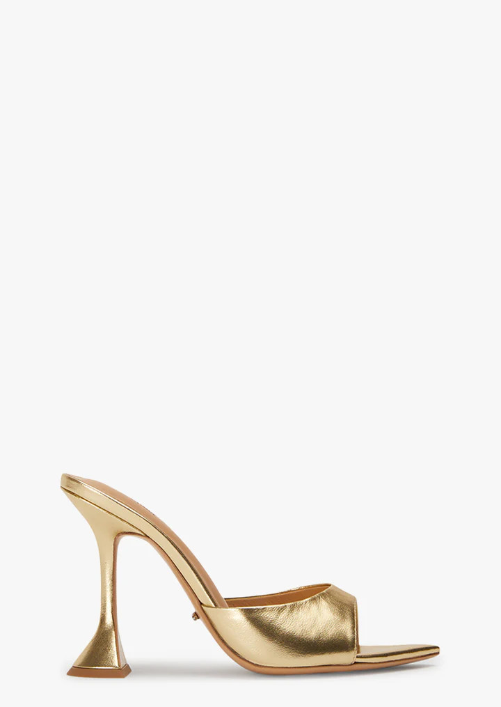 Marcel Gold Nappa Metallic Heels | Tony Bianco US