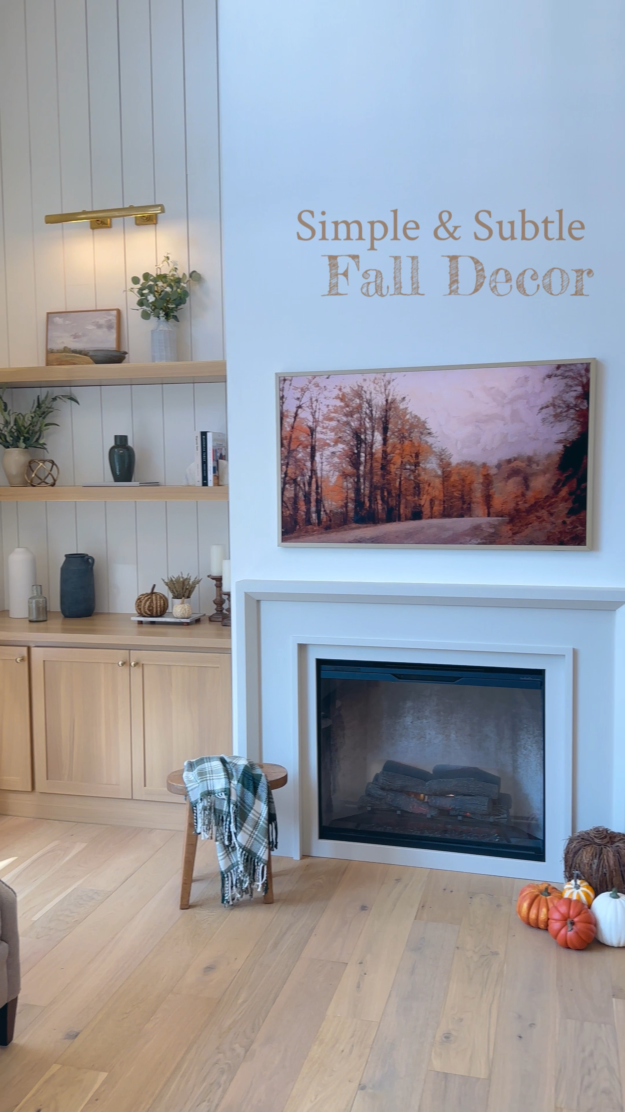 Simple and subtle neutral fall decor 🍁

#LTKVideo #LTKSeasonal #LTKHome