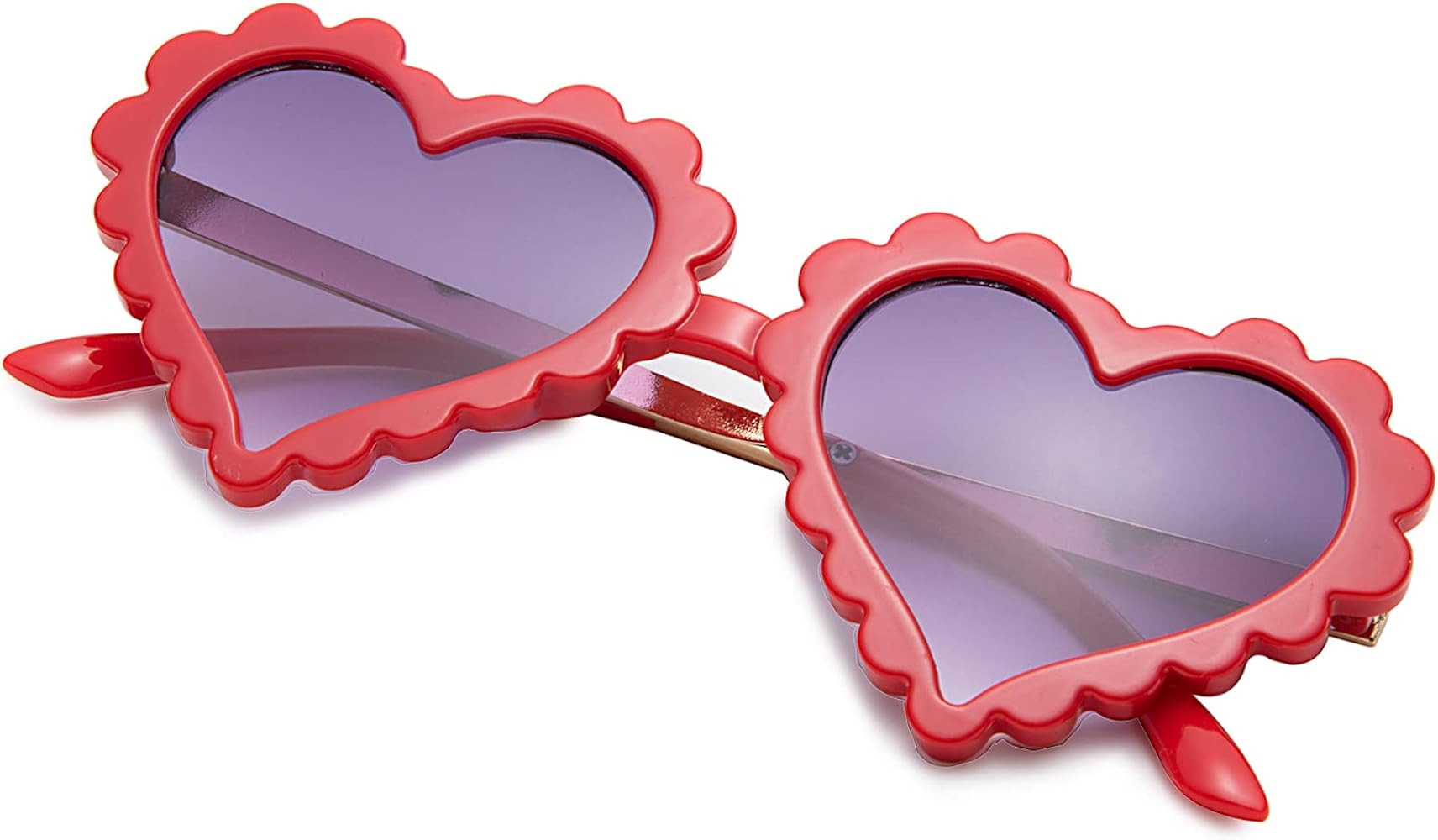 COASION Kids Heart Girls Sunglasses UV 400 Protection for Toddler Party Beach Shades Age 3-10 | Amazon (US)