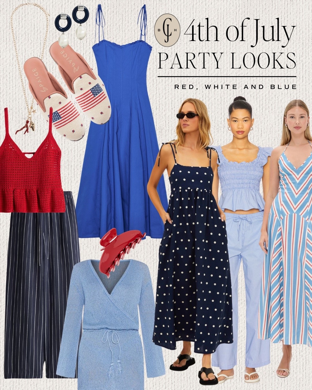 The perfect party looks for July 4th celebrations! 

#LTKStyleTip #LTKSeasonal #LTKSummerEdit