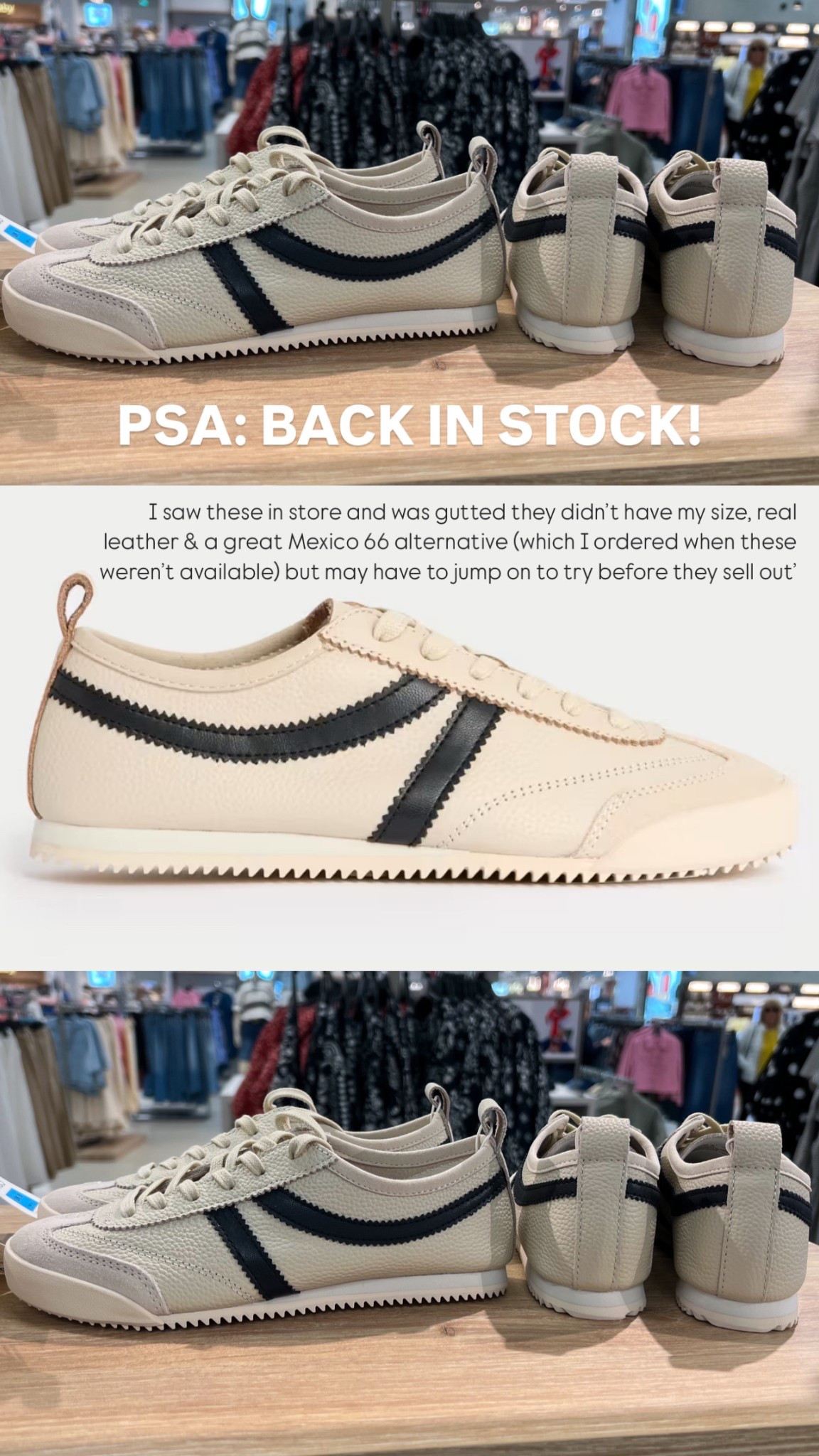 Trending trainers - trendy sneakers - slim trainers - retro trainers - M&S - Mexico 66 dupes - leather trainers - summer trainers - 2025 trends 

#LTKshoes #LTKspring #LTKuk