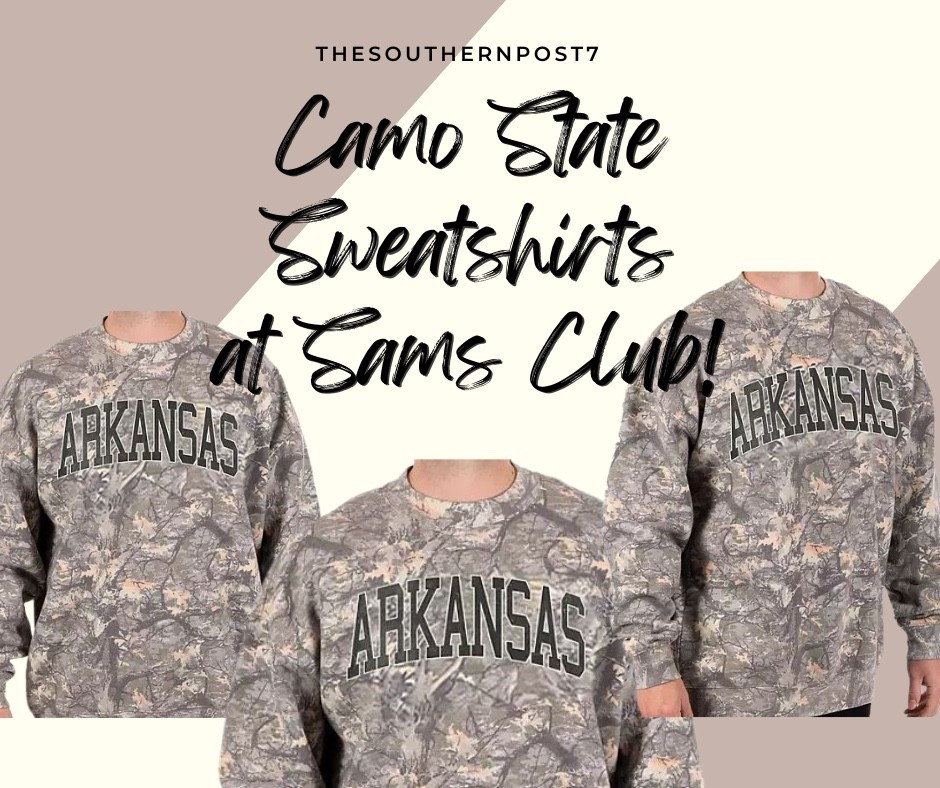Sam’s Club has the cutest camo state sweatshirts right now & states are selling out fast! 

#LTKStyleTip