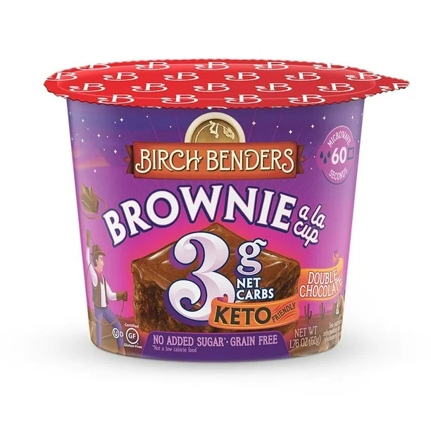 Birch Benders Kosher Double Chocolate Brownie Cup, 1.76 Oz | Walmart (US)