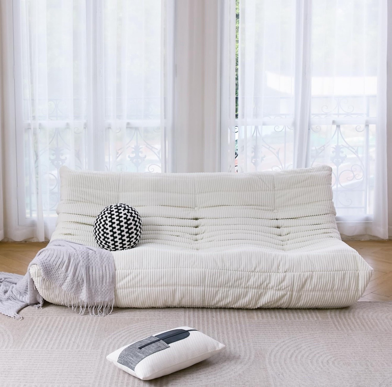 Doing a quick room makeover for my daughter and I think I’m gunna grab this to replace the small bench at the end of her bed ! Next day delivery?! Don’t mind if I do! And it’s meant to look like a certain much more expensive designer brand so bonus! Oh and it’s low enough for the pupper to hop on easily for cuddles! Win win! 

#LTKmomlife #LTKHome #LTKKids