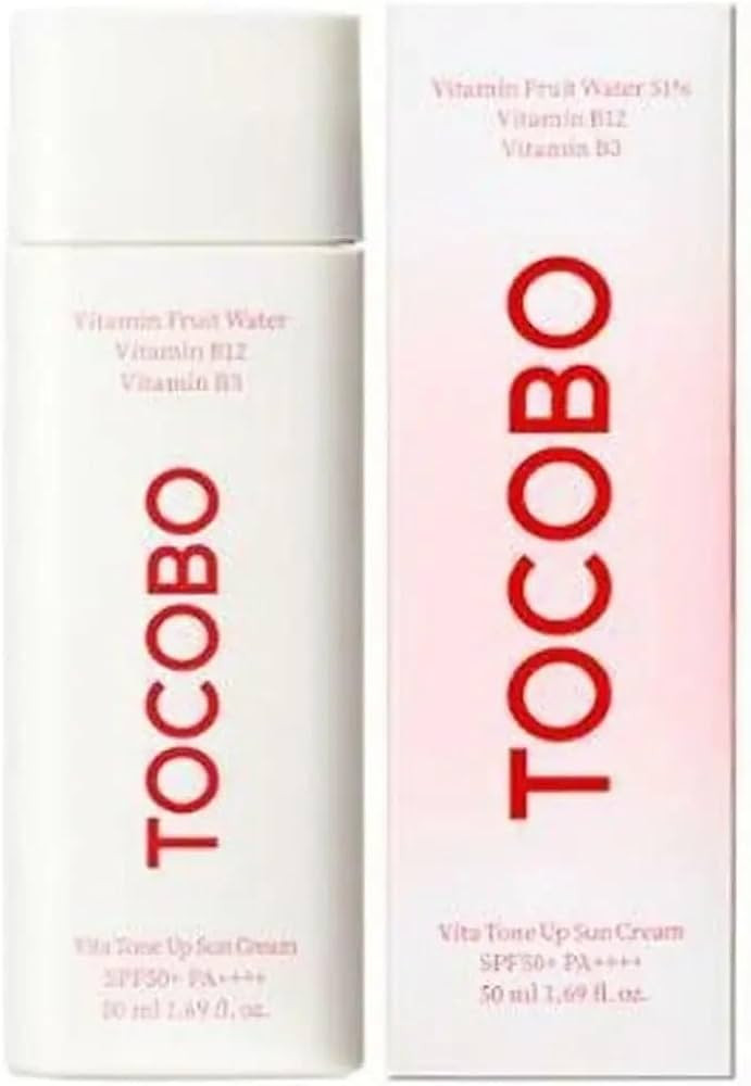 TOCOBO Vita Tone Up Sun Cream SPF50+ PA++++ 2.82oz / 50ml | Natural Ingredients Moist Vitamin Sun... | Amazon (US)