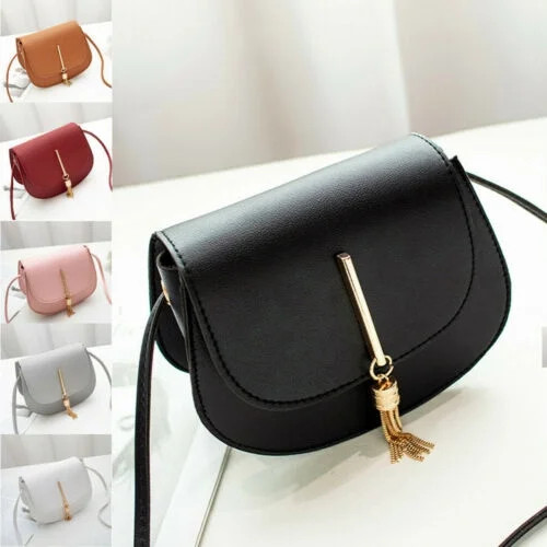 Pudcoco Women PU Leather Small Shoulder Bag Crossbody Handbag Purse | Walmart (US)