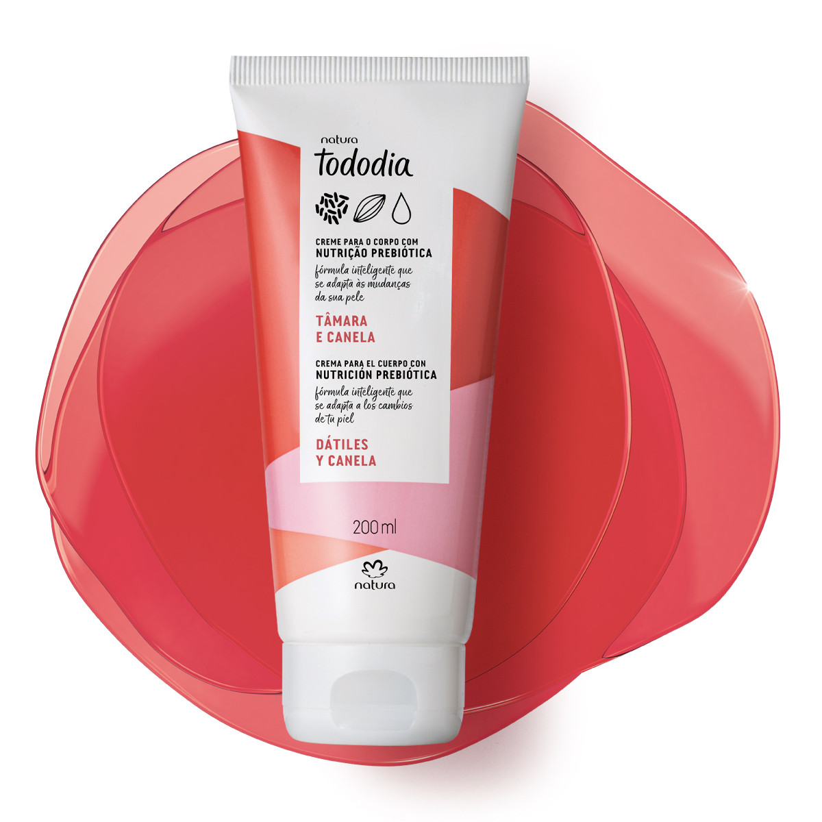 Creme Desodorante Nutritivo para o Corpo Tododia Tâmara e Canela | Natura BR