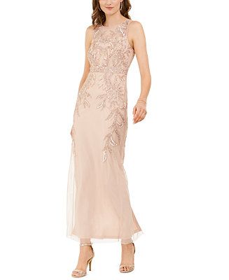 Papell Studio Papell Studio Beaded Gown & Reviews - Dresses - Women - Macy's | Macys (US)