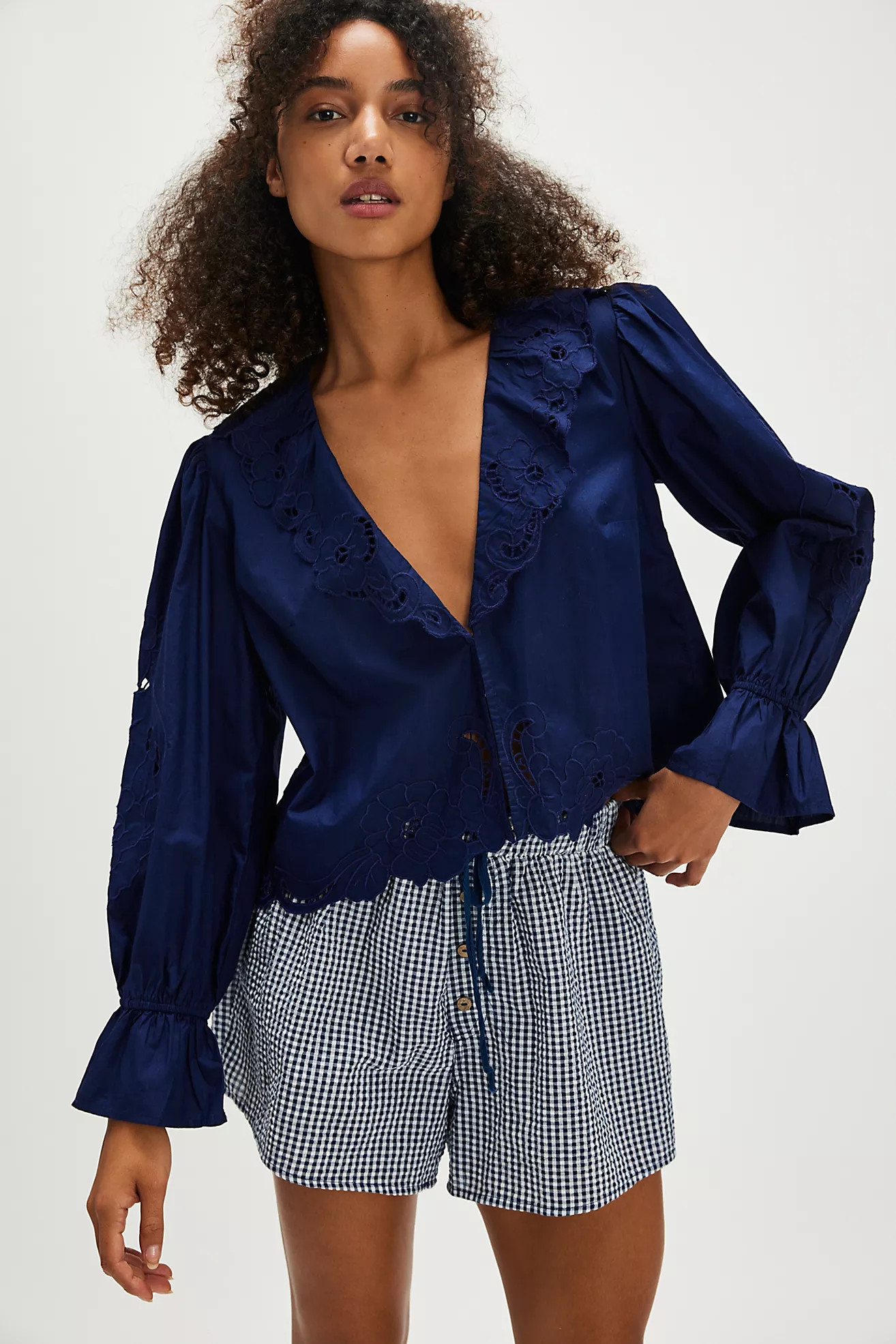 Maisie Cutwork Top | Free People (Global - UK&FR Excluded)