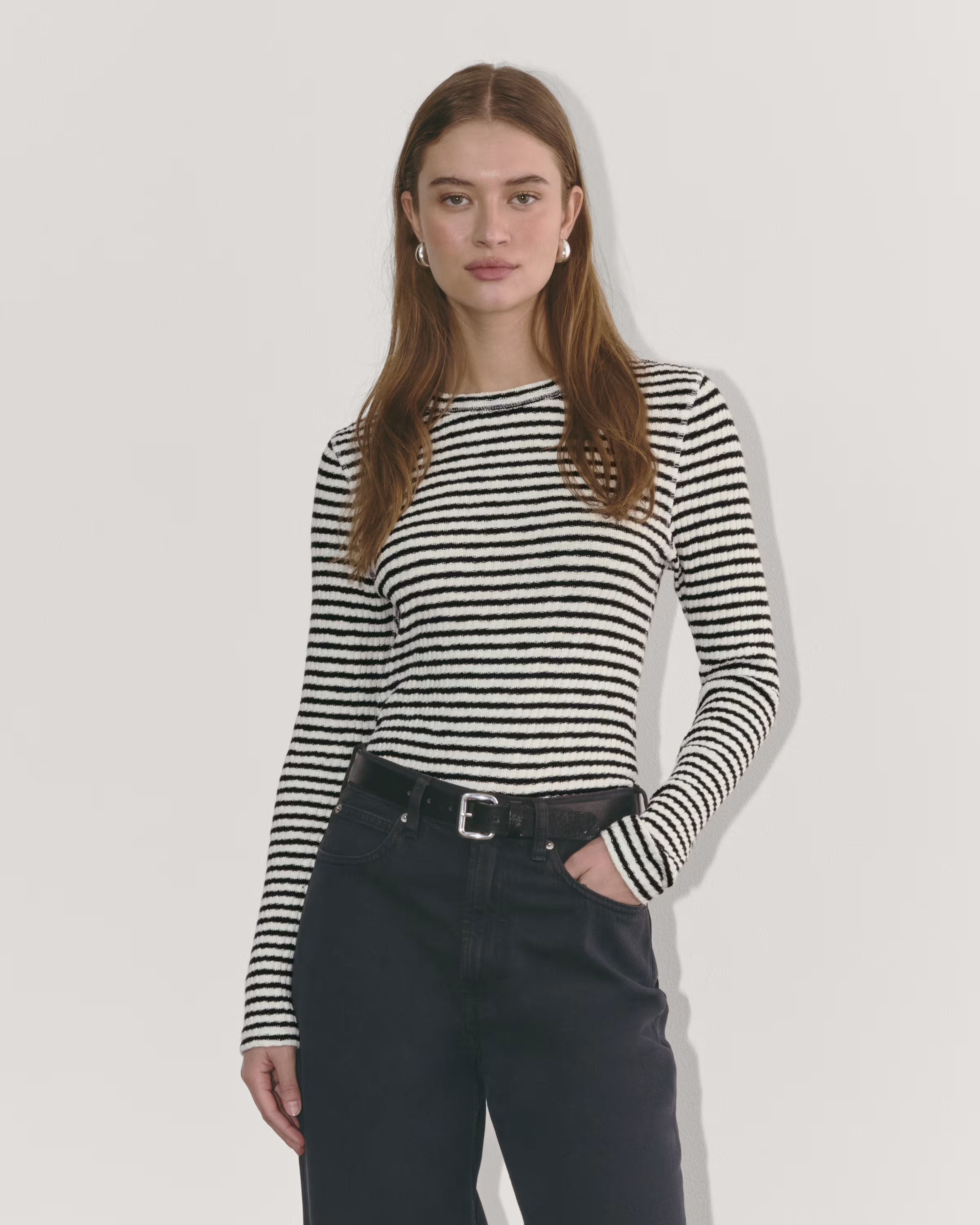 The Cozy Rib Long-Sleeve Tee | Everlane
