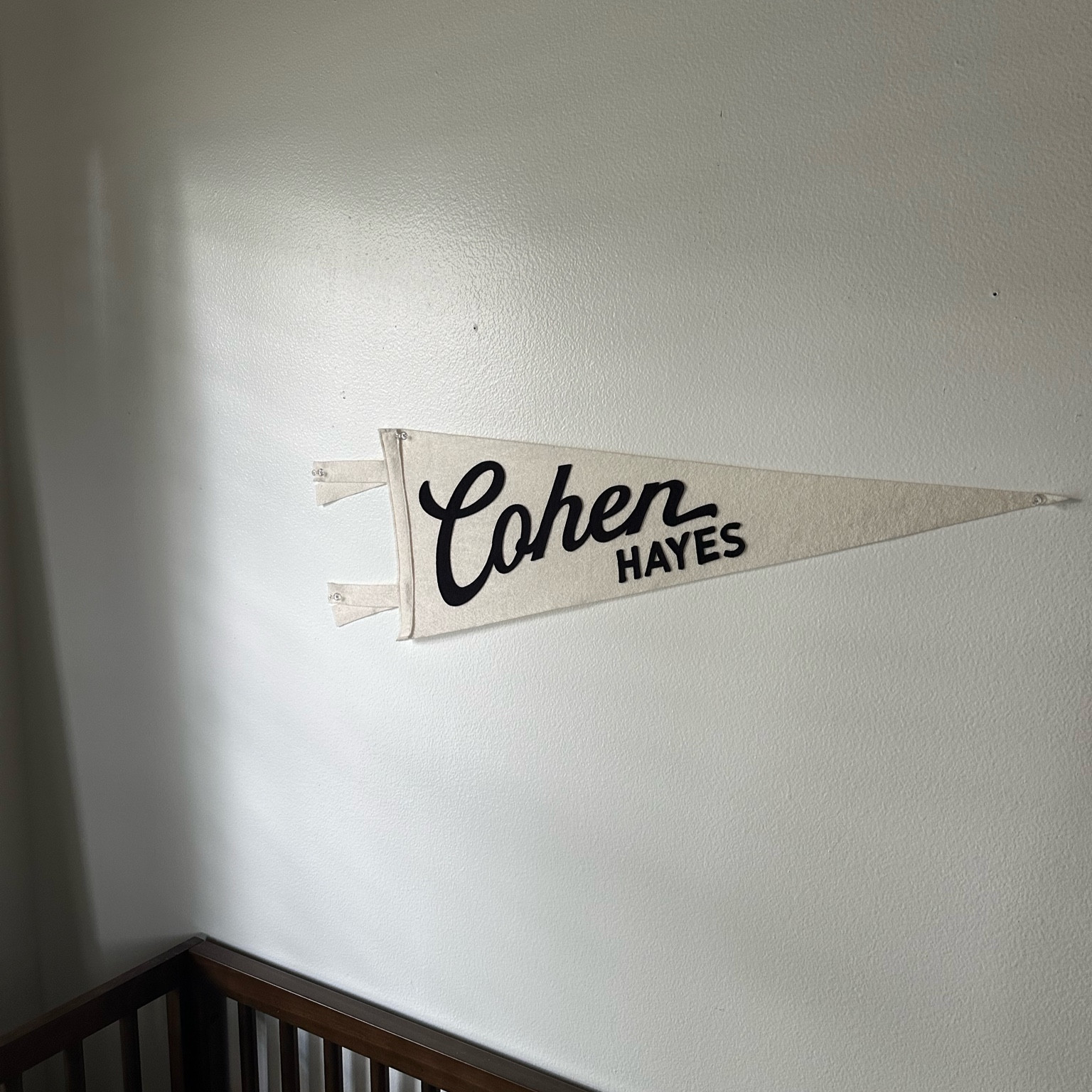 Pennant name sign for baby boys nursery/room 🫶🏻

#LTKBaby #LTKFindsUnder100 #LTKHome