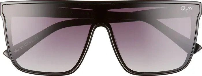 QUAY Night Fall 52mm Gradient Flat Top Sunglasses | Nordstrom | Nordstrom