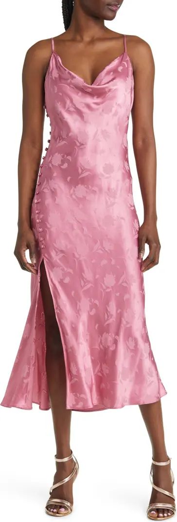All About You Satin Midi Slipdress | Nordstrom