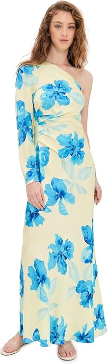 KIVARI Women's Sophie One Sleeve Maxi Dress | Amazon (US)