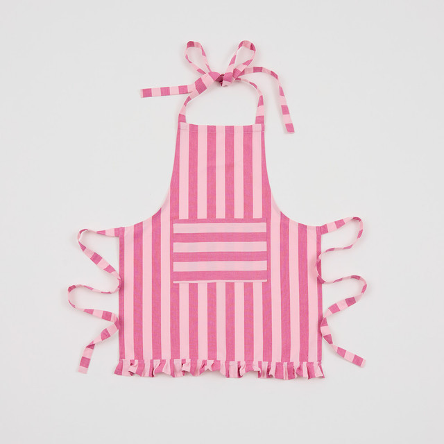 Annie Stripe Frill Apron [HABLANNAPS25] | Pillow Talk AU