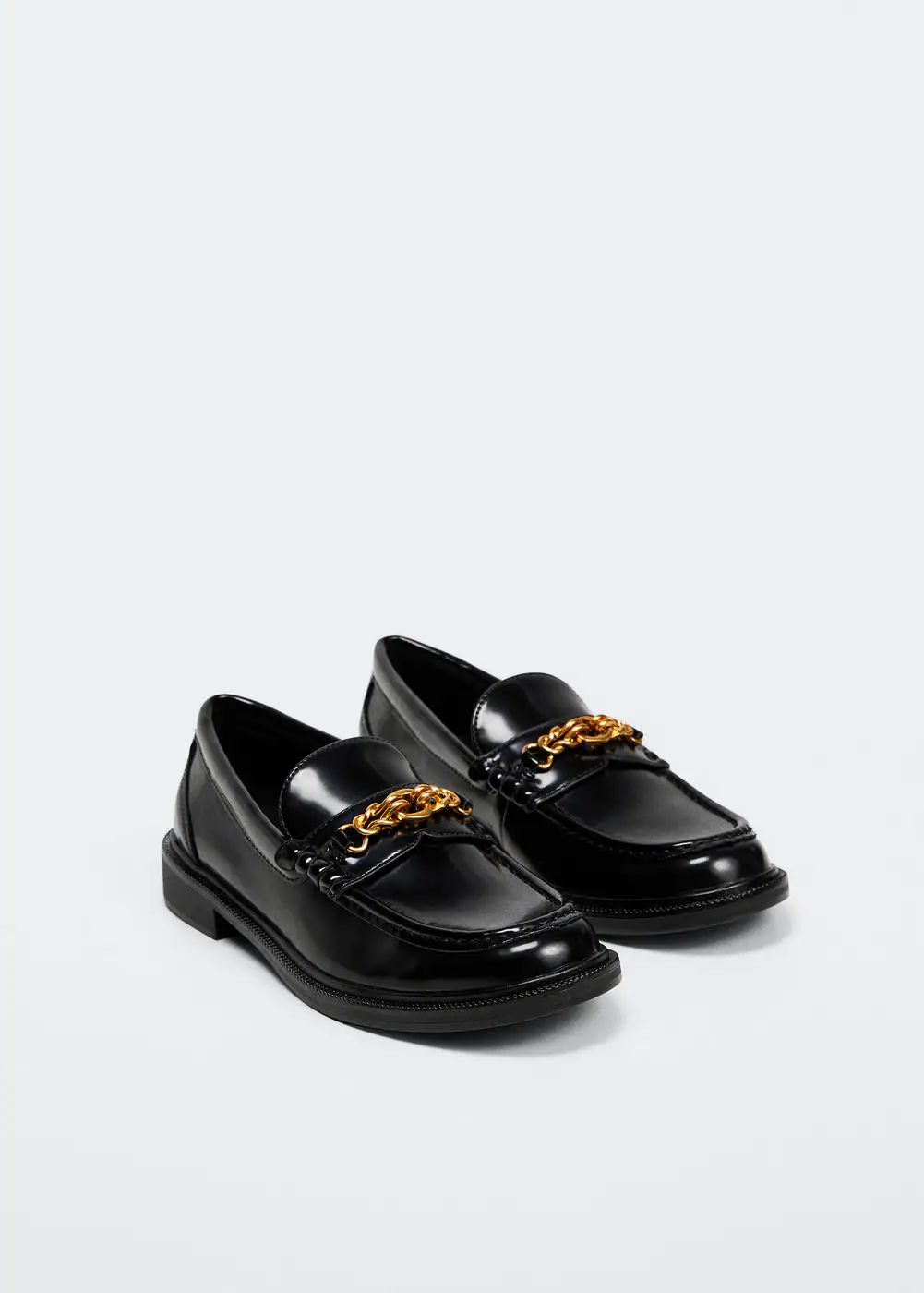 Chain loafers -  Women | Mango United Kingdom | MANGO (UK)