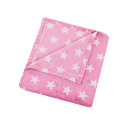 Fleece Star Throw Blanket - Pink 50 x 60 inch | Amazon (US)