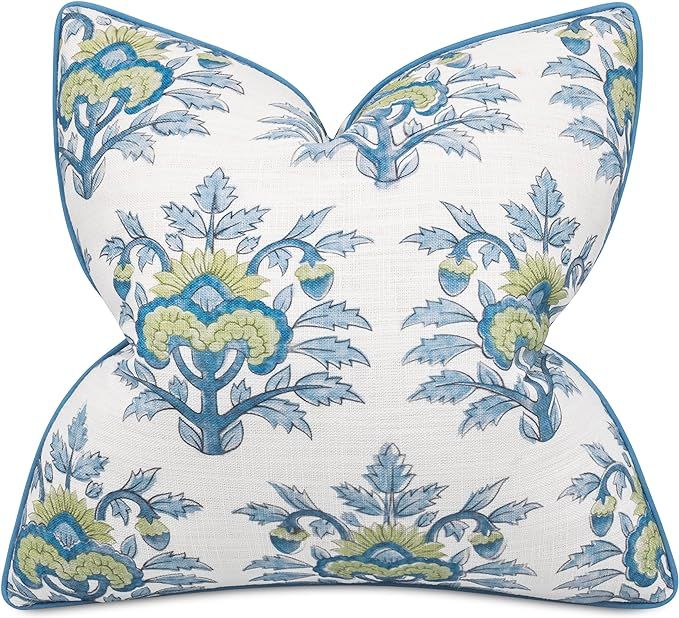 MANOJAVAYA Printed Decorative Square Throw Pillow Cover - Sofa, Couch, Bedroom Decor - 20x20 Inch... | Amazon (US)