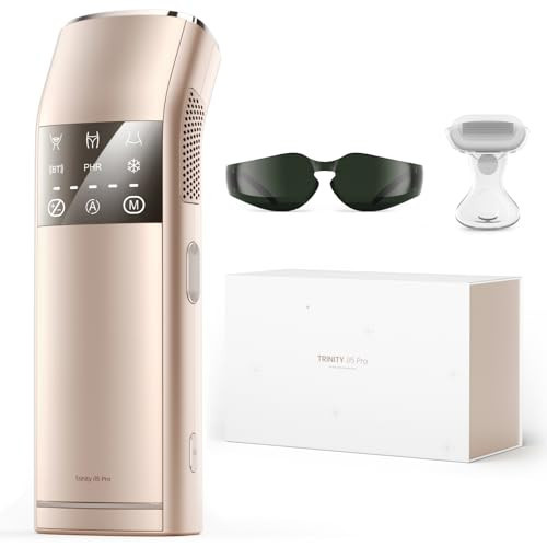 IPL Laser Hair Removal with 35°F Ice-Cooling, 27J Quad-Pulse Hair Removal Device for Ingrown & Coarse Hair, Dual Lights 100W, Painless Hair Removal for Women and Men, Sensitive Skin, Bikini Face Body | Amazon (US)