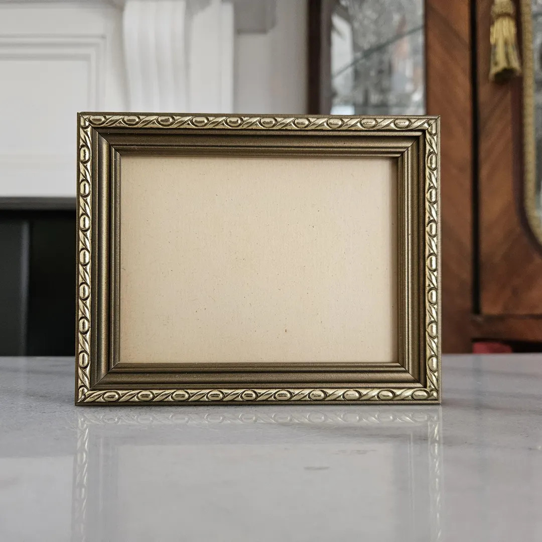 Vintage Small Gilt Ornate Wooden Frame - Etsy | Etsy (US)